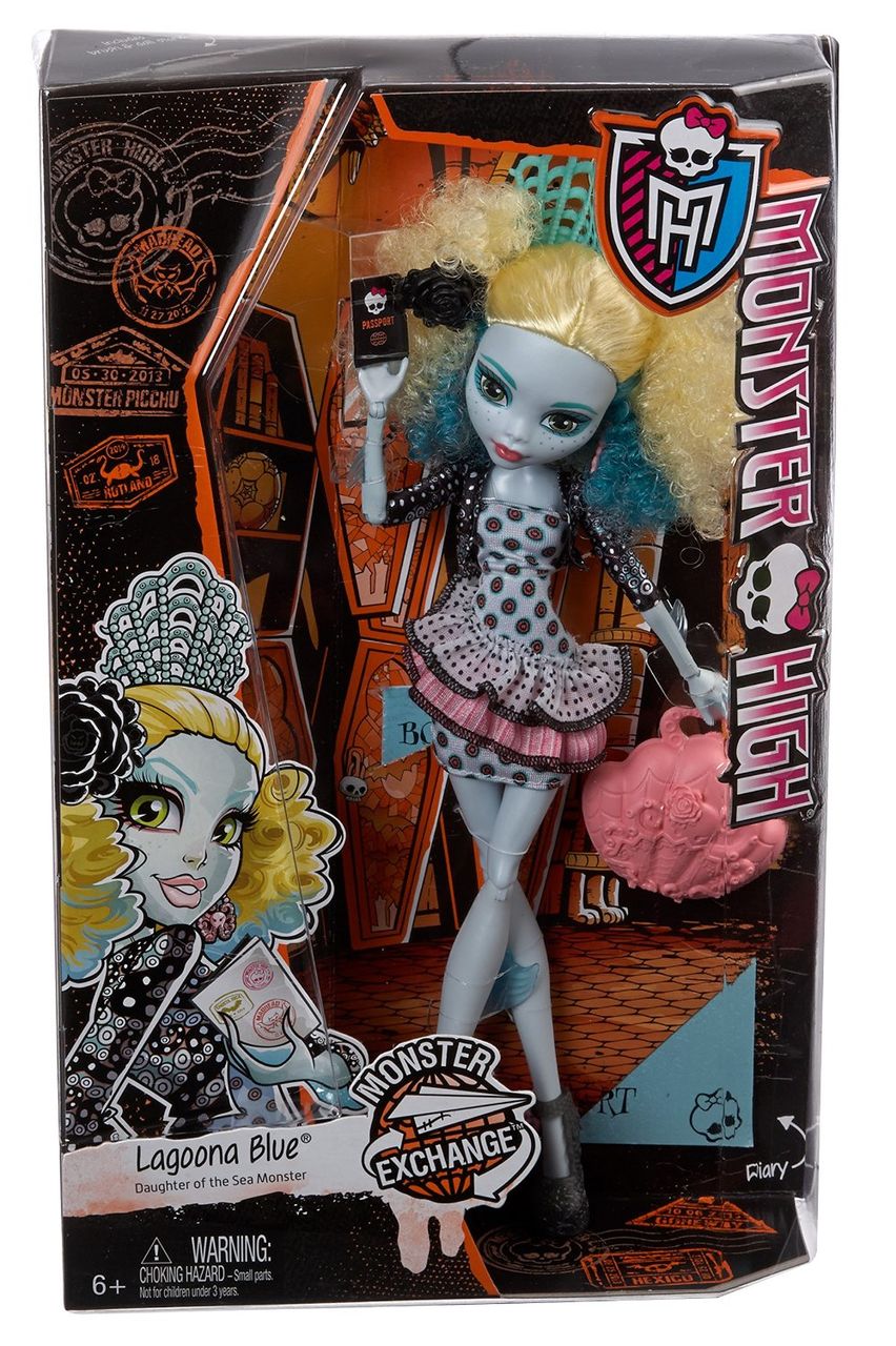 Кукла из серии Monster High Монстры по обмену - Лагуна Блю  
